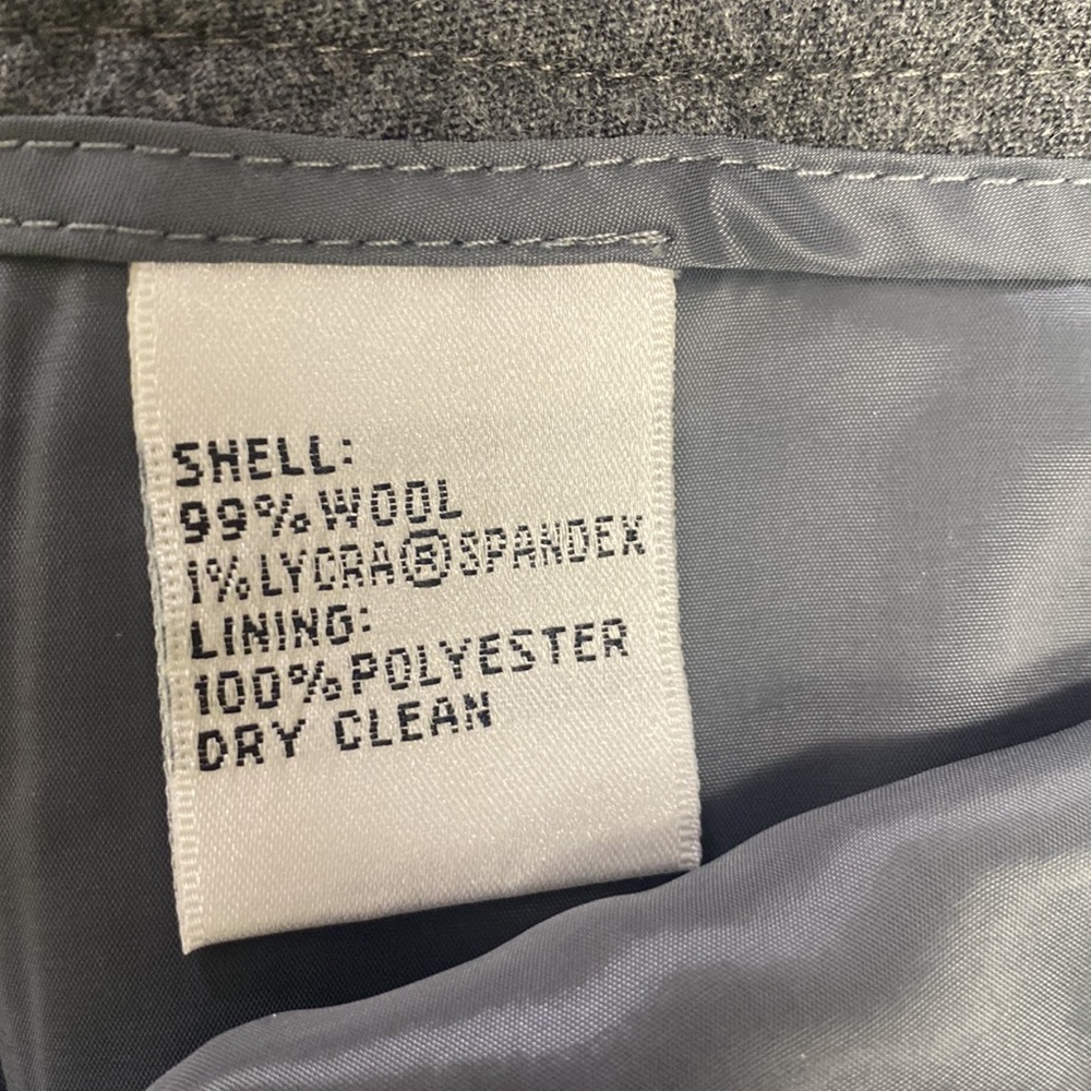 Talbots dark gray wool dress pants trousers size 6P - Picture 6 of 7